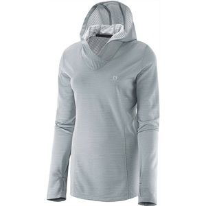 Salomon Gray Women’s Long Sleeve Hoodie Brand New